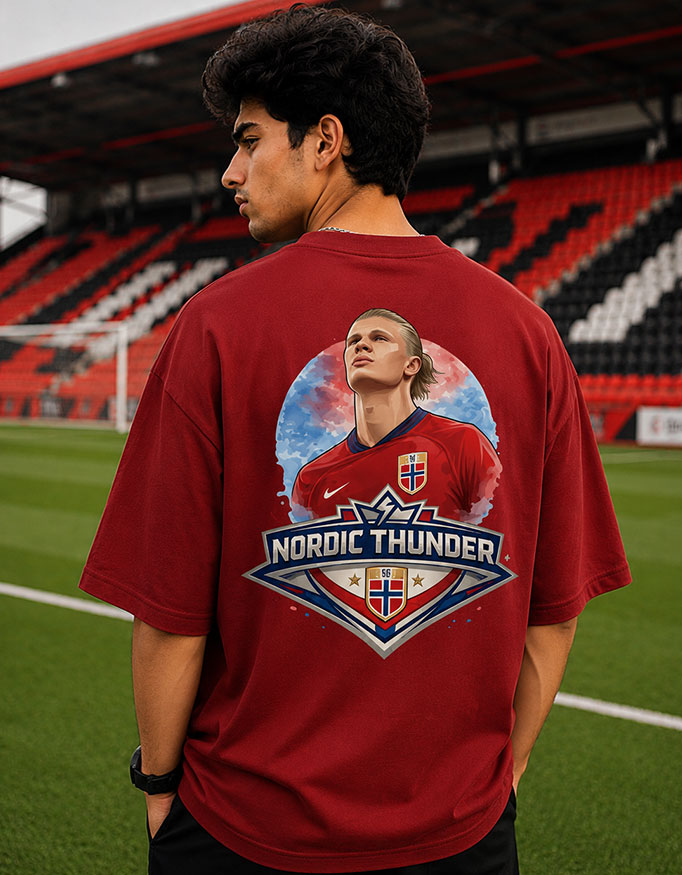 Nordic Thunder ~ Oversized Tee - Image 3