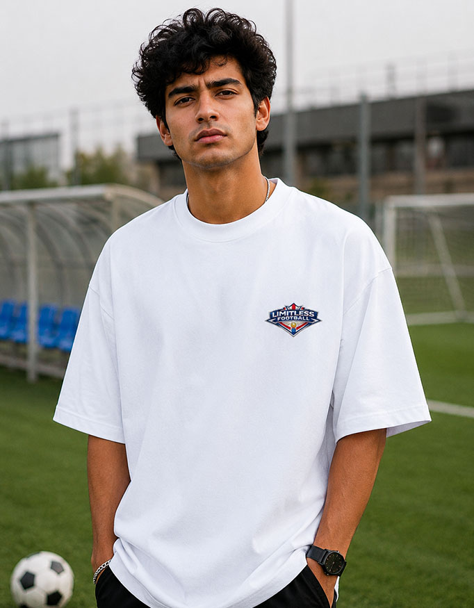 Limitless Football ~ Oversized Tee - Image 4