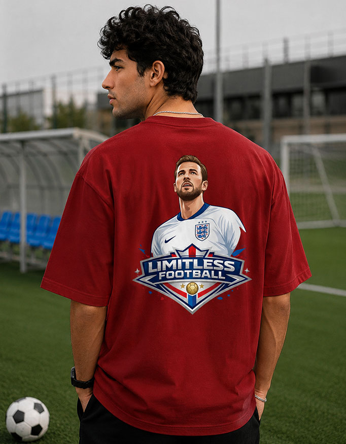 Limitless Football ~ Oversized Tee